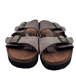 White Mountain Footbeds High Flyer Platform Comfort Footbed Sandals Women's 6